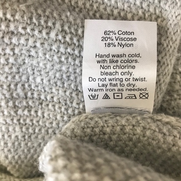 Madewell+XS+Crewneck +Textured+Gray Sweater - Picture 7 of 7